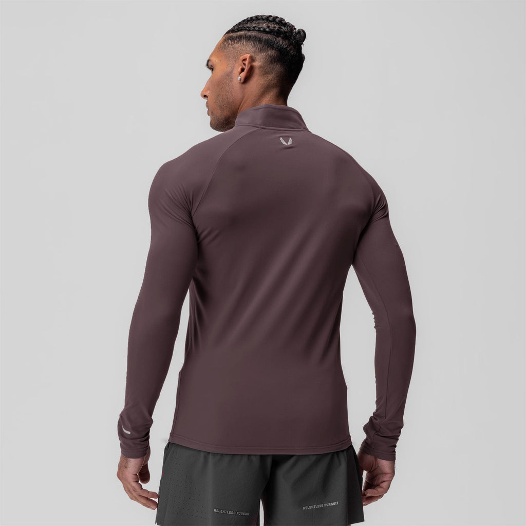 0906. Thermal Training Quarter Zip - Nightshade "Cyber"