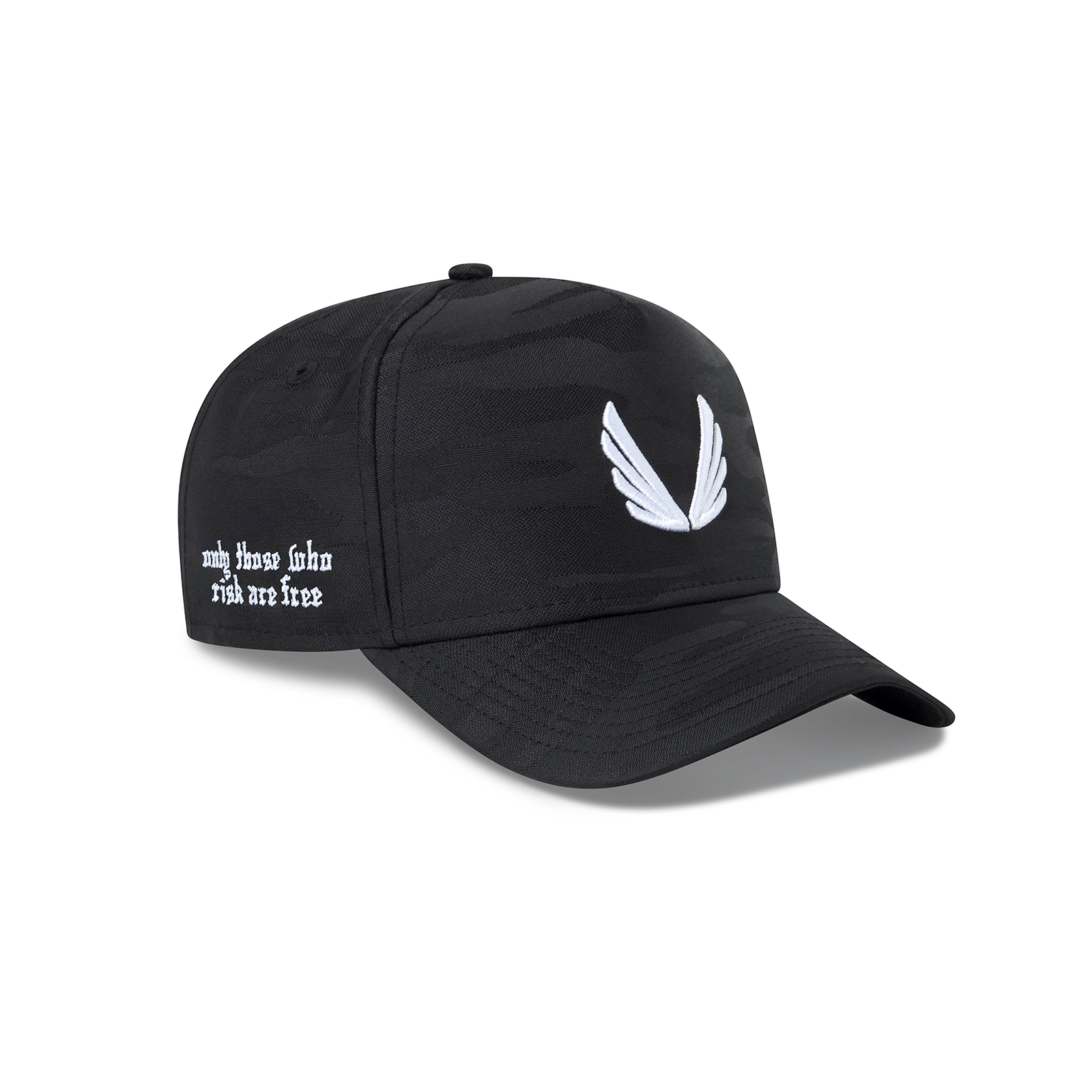 New Era® 9Forty® A-Frame Hat - Black Camo/White