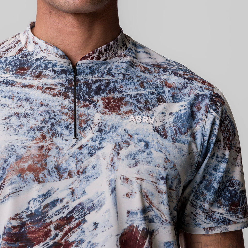 1087. Tetra-Lite® Ice Zip Tee - Realtree® Aspect