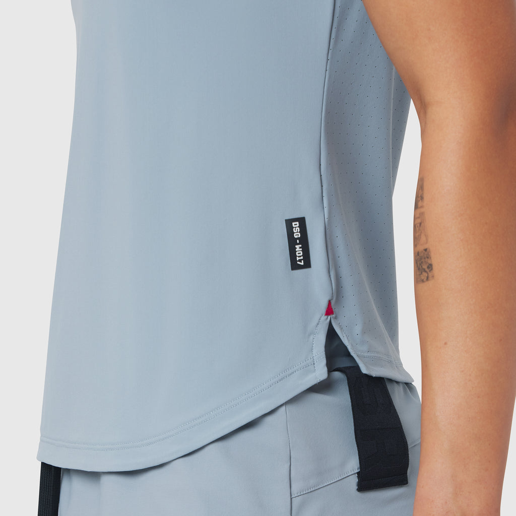 W017. Laser-Vent™ Established Tee - Light Sky