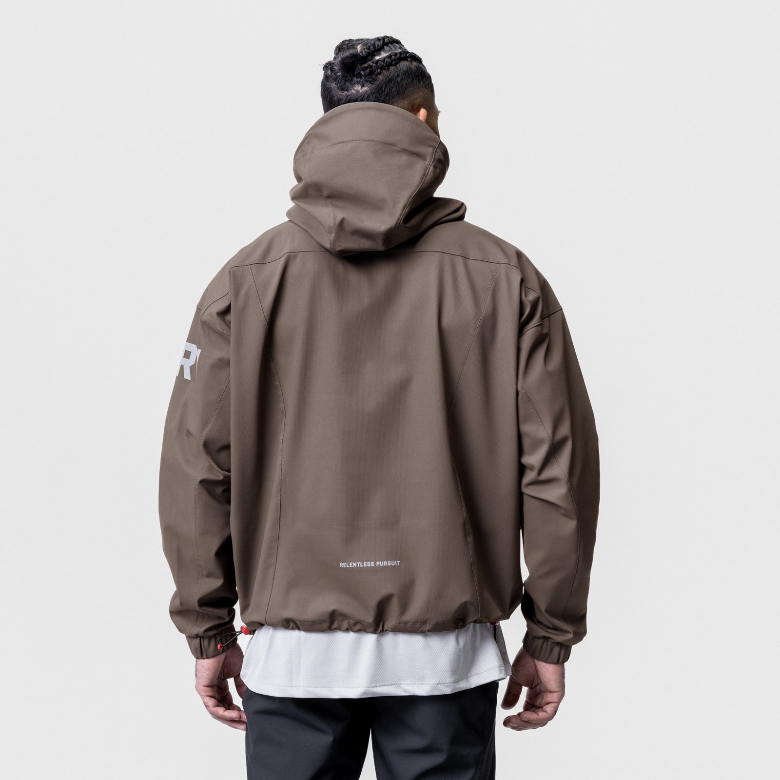 0717. Weather-Ready Anorak Jacket - Deep Taupe