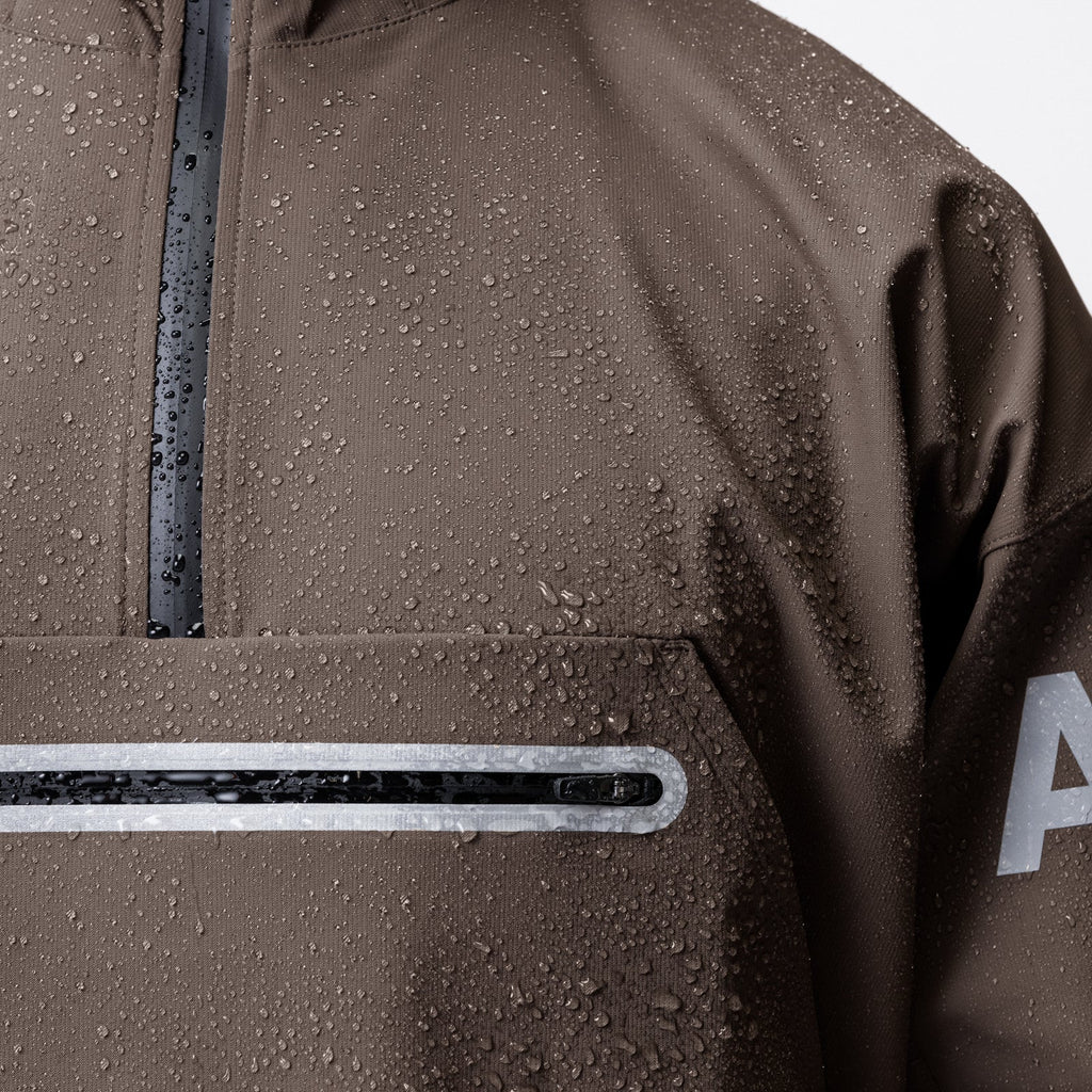 0717. Weather-Ready Anorak Jacket - Deep Taupe
