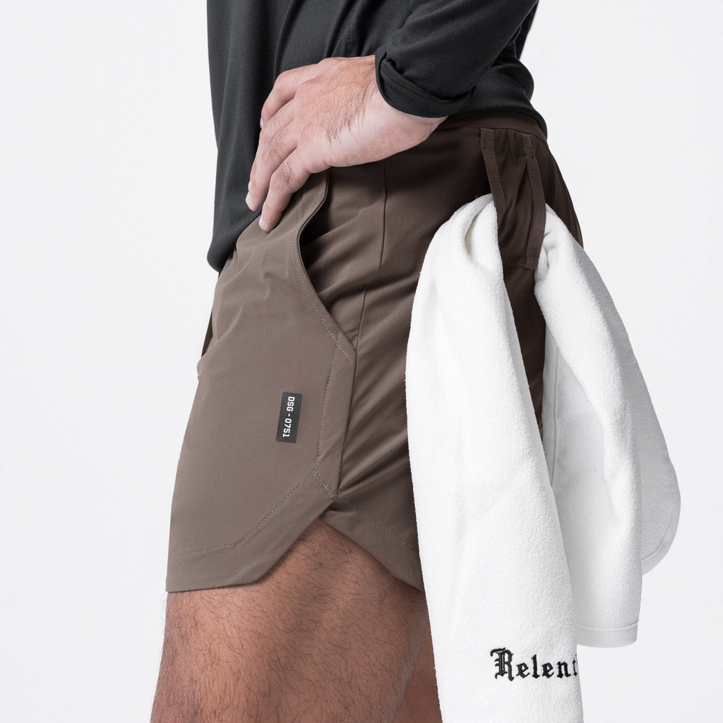 0751. Tetra-Lite® 5" Linerless Short - Deep Taupe "Wings"