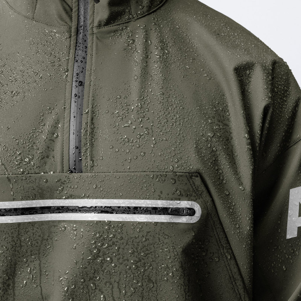 0717. Weather-Ready Anorak Jacket - Olive