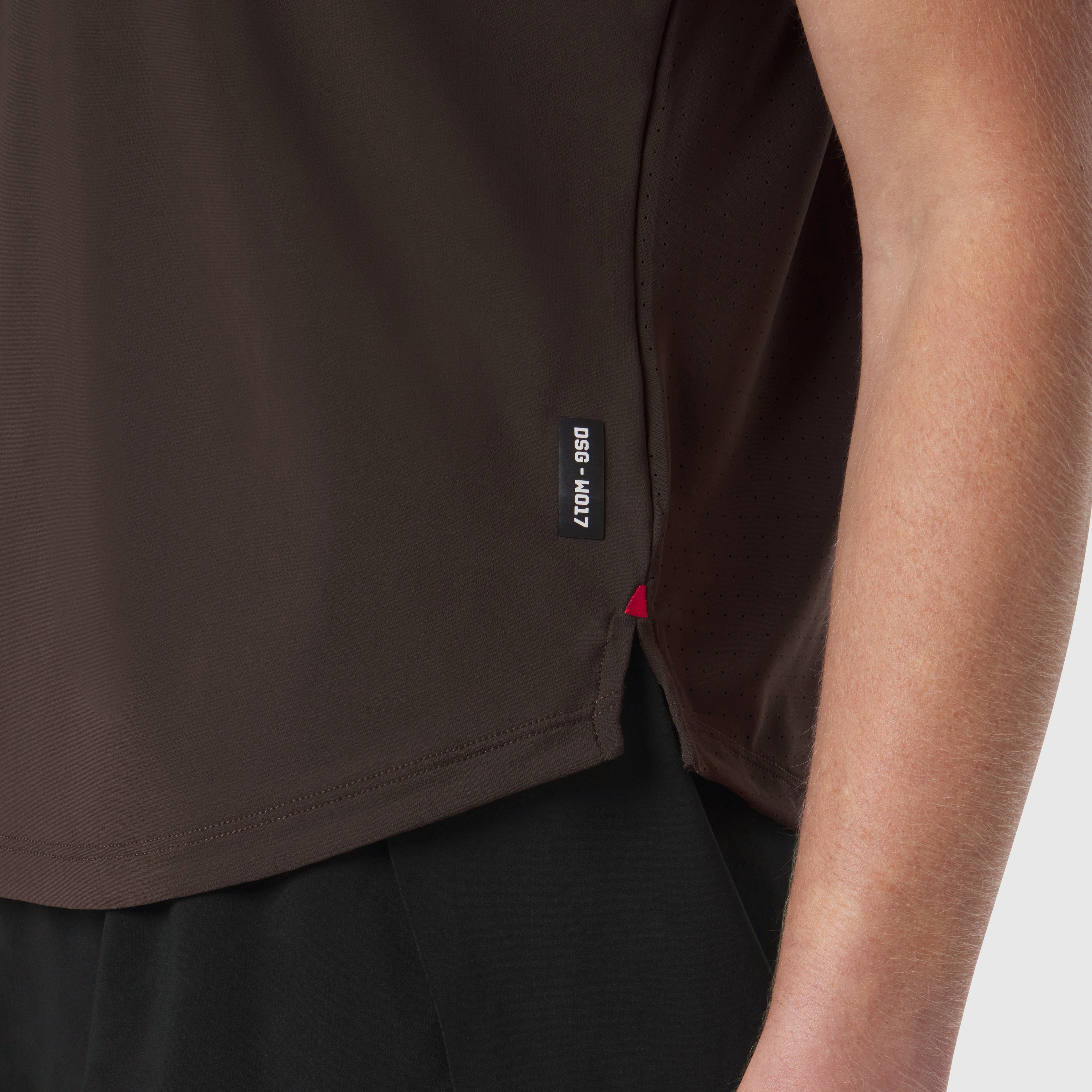 W017. Laser-Vent™ Established Tee - Dark Earth