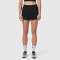 W026. Aerotex™ Side Split Run Short - Black