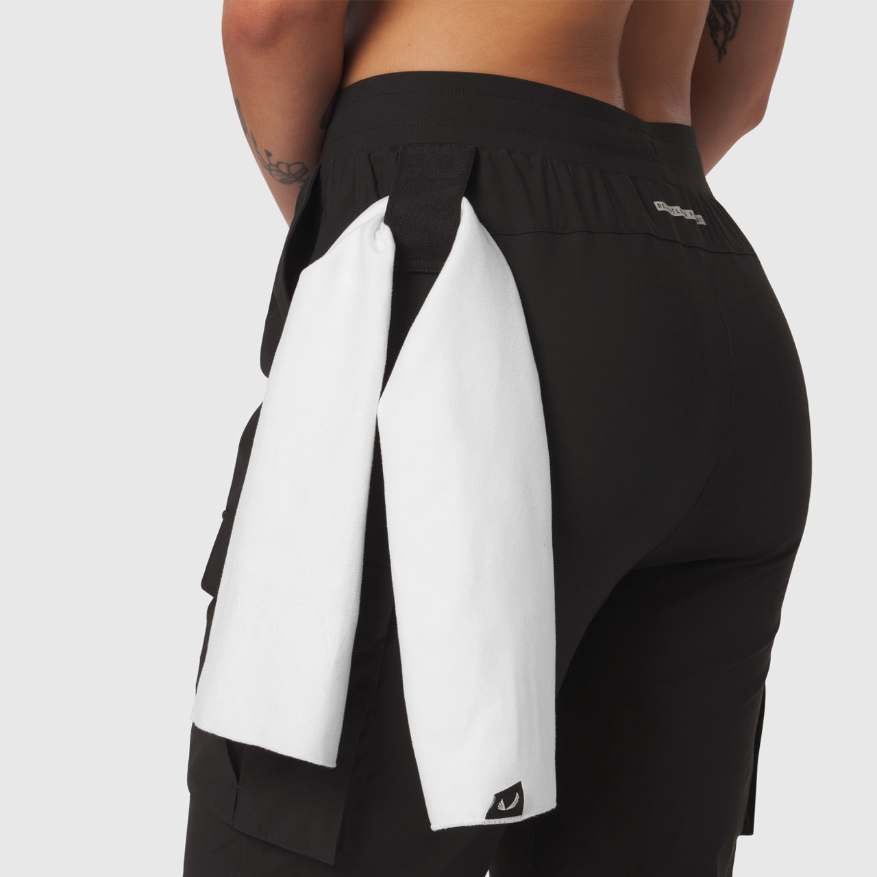 W032. Tetra-Lite® Cargo High Rib Jogger - Black