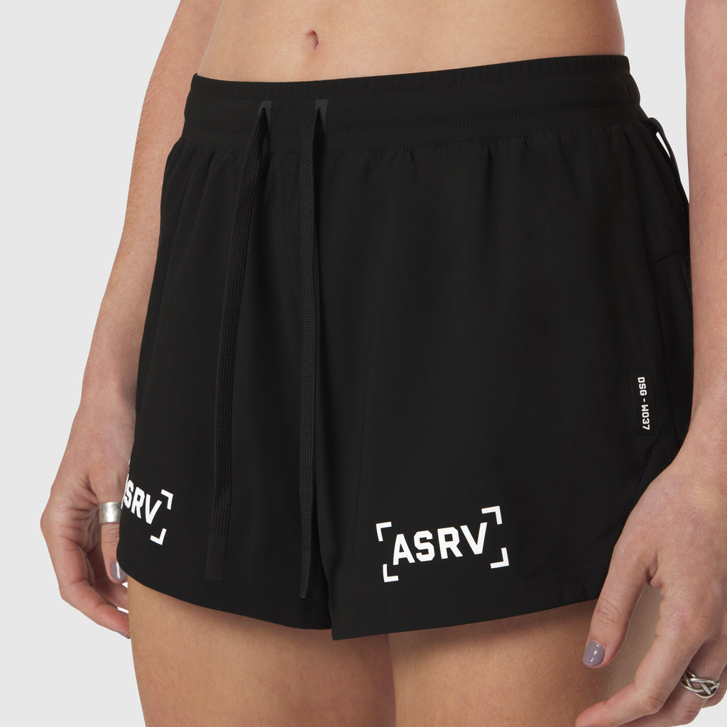 W037. Tetra-Lite® Linerless Short - Black "Bracket"