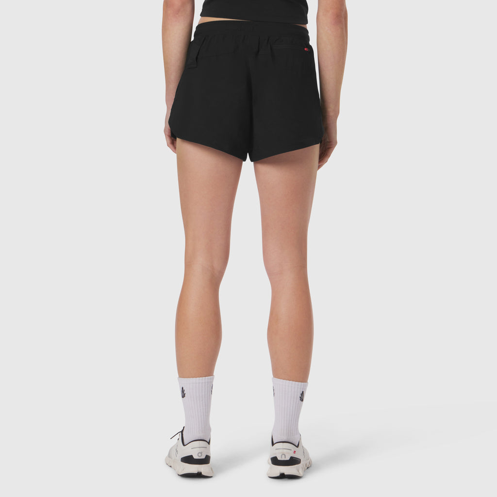 W037. Tetra-Lite® Linerless Short - Black "Bracket"
