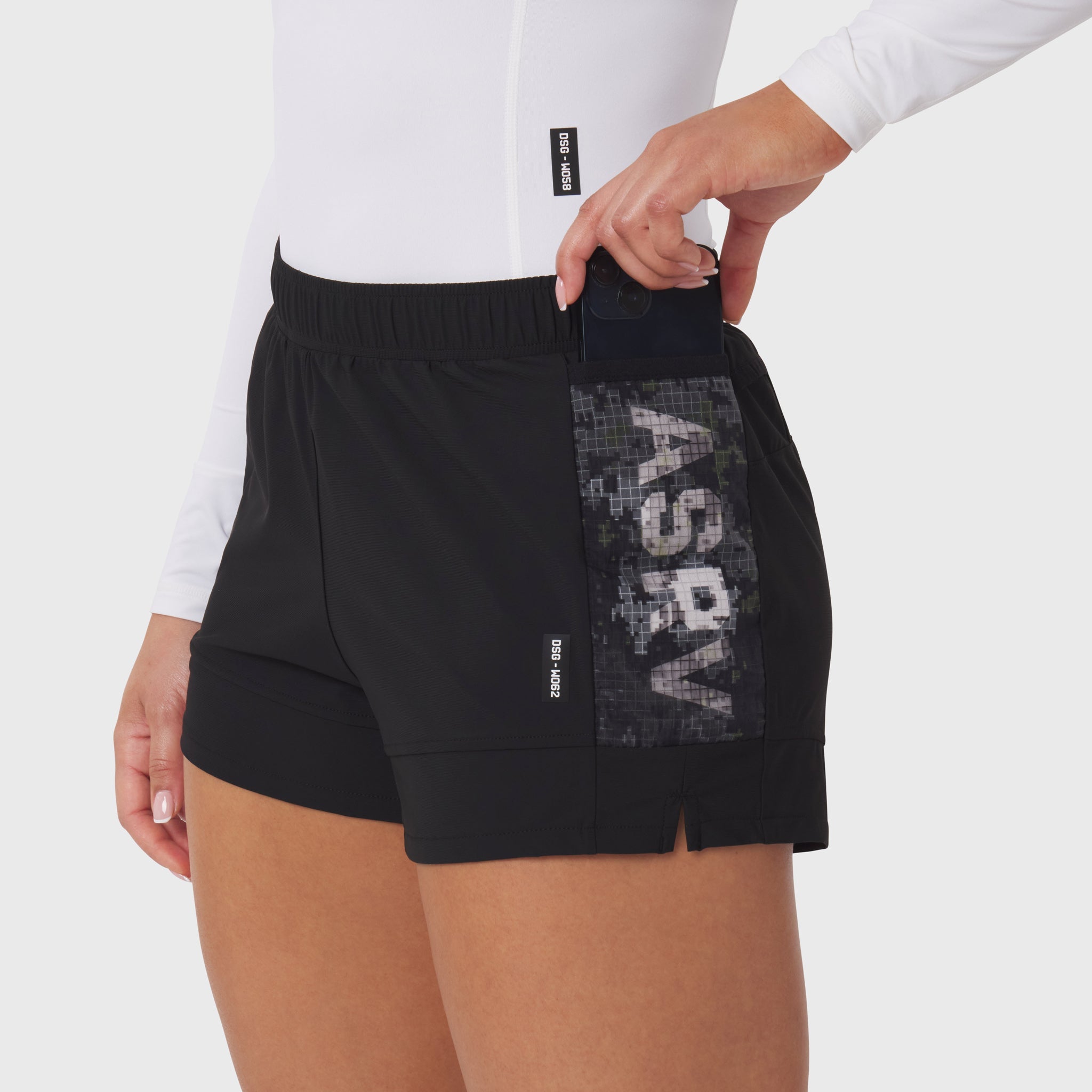W062. Tetra-Lite® Adventure Short - Black