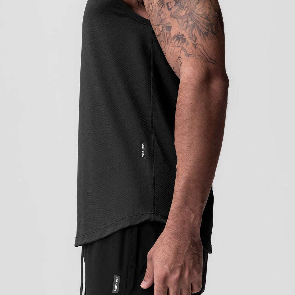 0757. AeroSilver® Cutoff Tank - Black "RP"