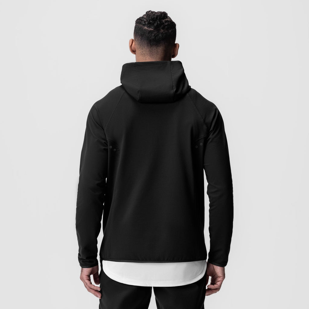 0943. Performance Fleece Zip Hoodie - Black