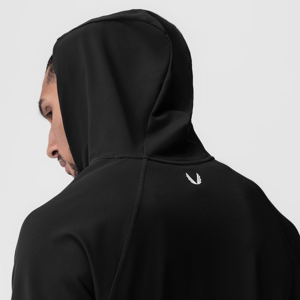 0943. Performance Fleece Zip Hoodie - Black