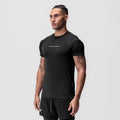 0918. AeroSilver® Fitted Tee - Black "RP"