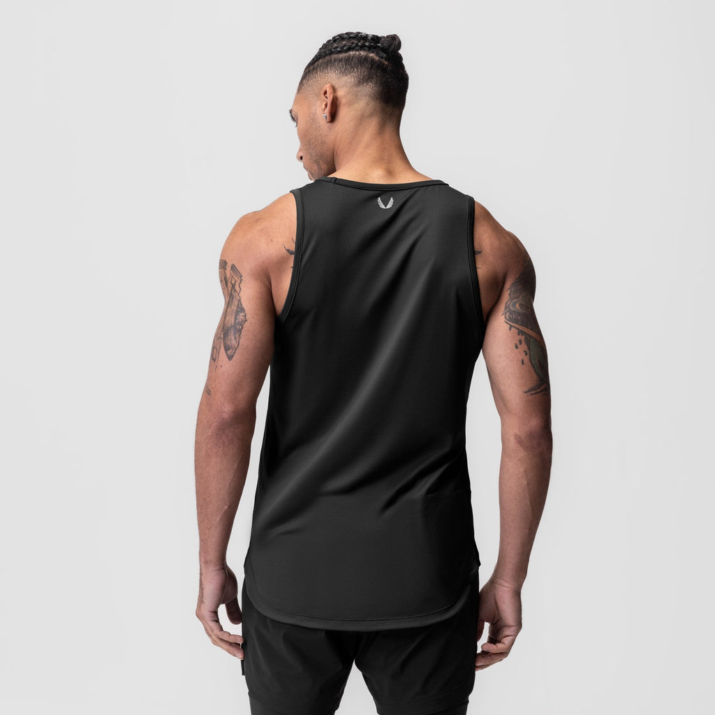 0830. AeroSilver® Tank Top - Black