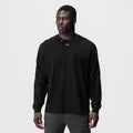 0851. Tech Essential™ Relaxed Long Sleeve - Black/White "OTWR"