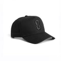 New Era® 9Forty® A-Frame Hat - Black/Black "8"
