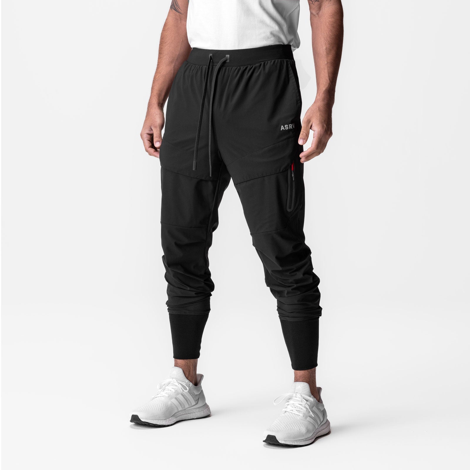 0690. Tetra-Lite® Tech High Rib Jogger - Black