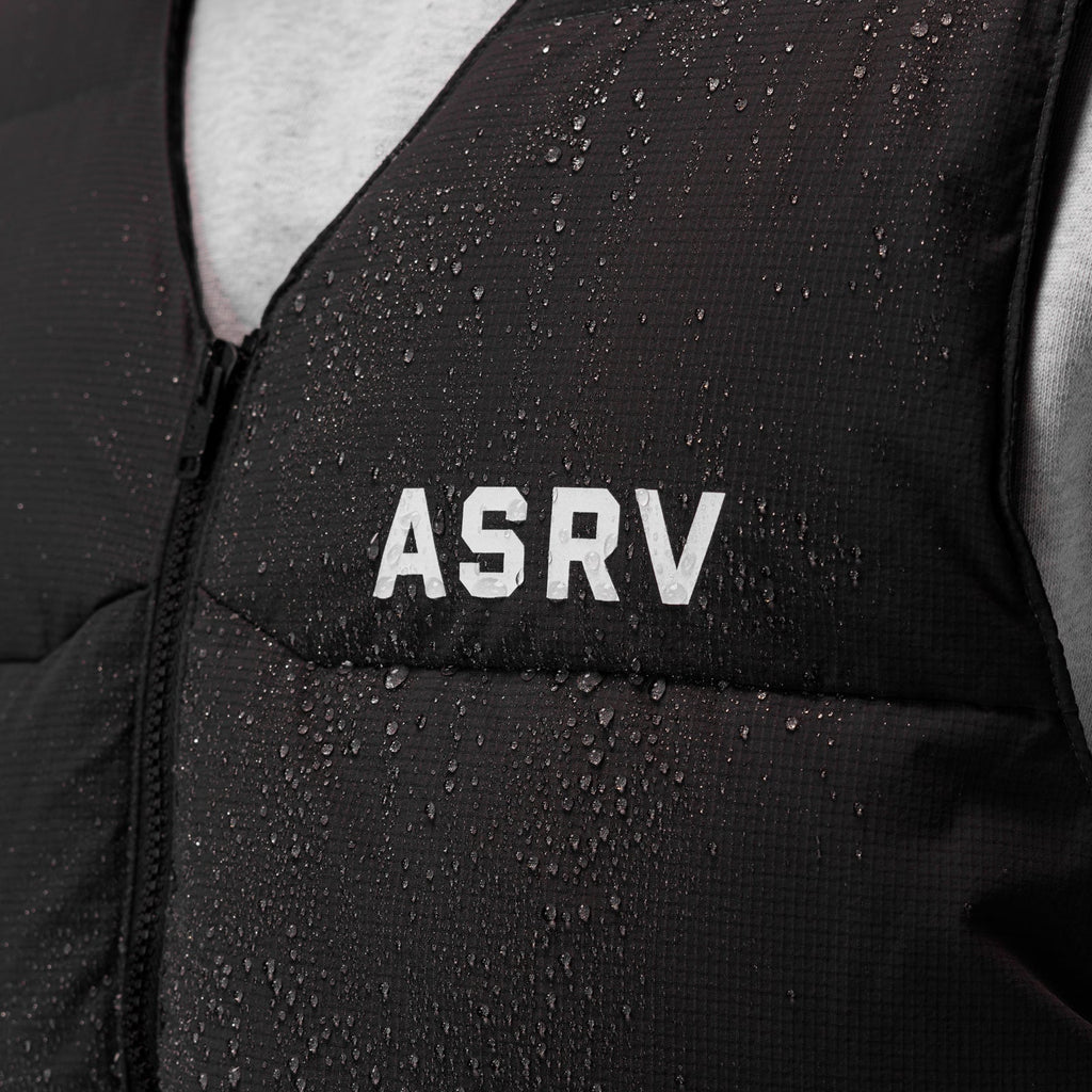 0859. Ripstop Insulated Puffer Gilet - Black