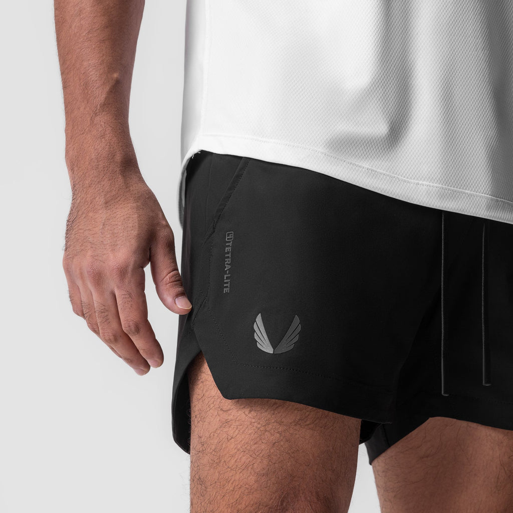 0751. Tetra-Lite® 5" Linerless Short - Black "Black Wings"