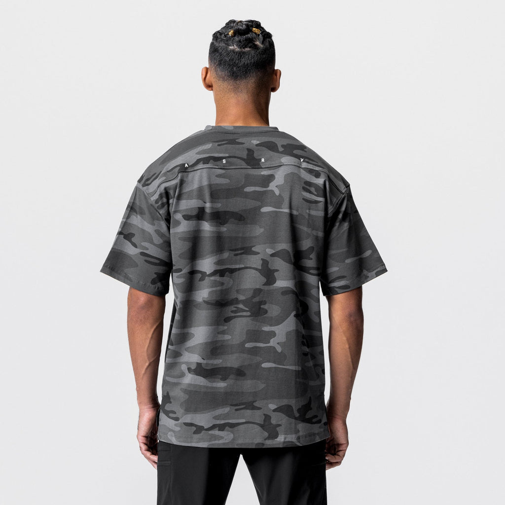 0514. CottonPlus™ Oversized Tee - Black Camo