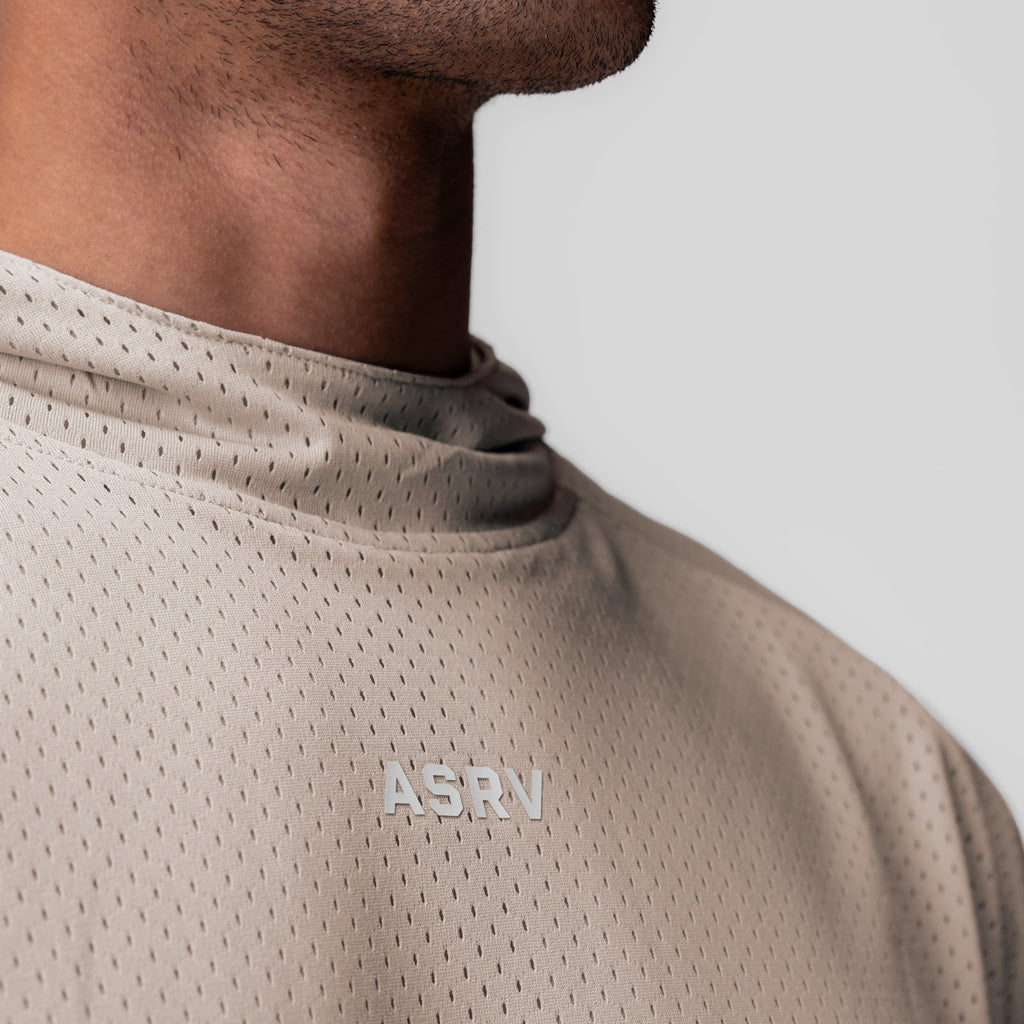 0983. Reversible 2-in-1 Cutoff Hoodie - Chai