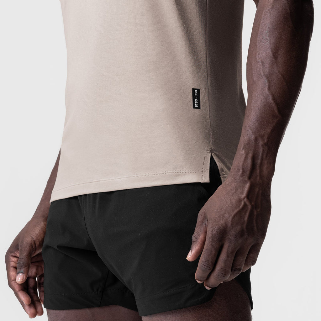 0919. Supima® Fitted Tee - Chai