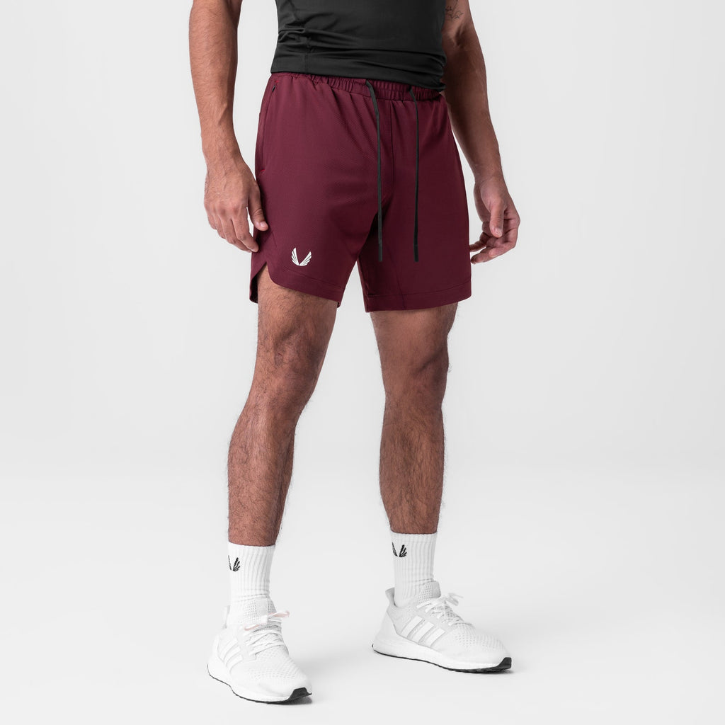 0994. AeroSilver® 7" Linerless Short - Crimson
