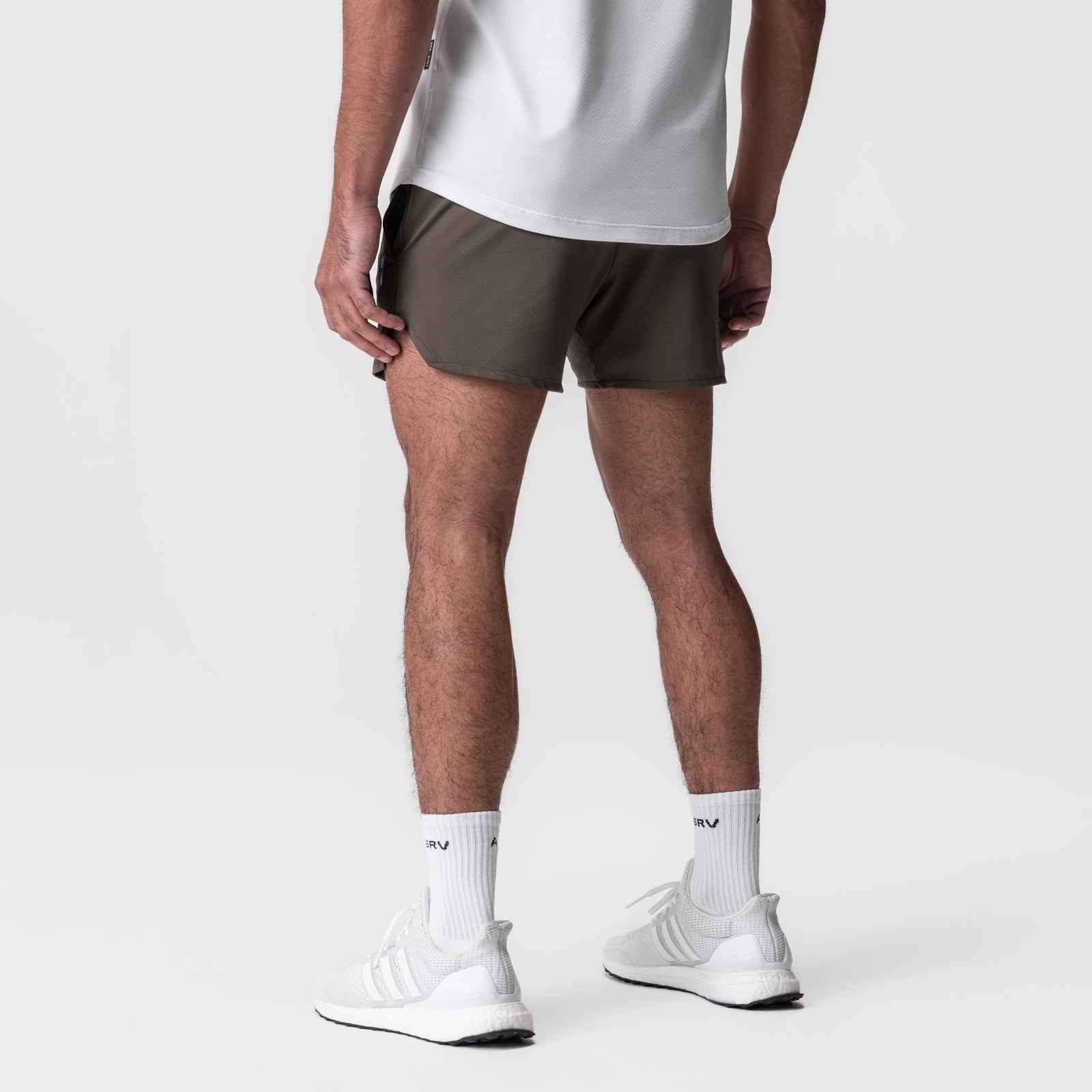 0993. AeroSilver® 5" Linerless Short - Deep Taupe
