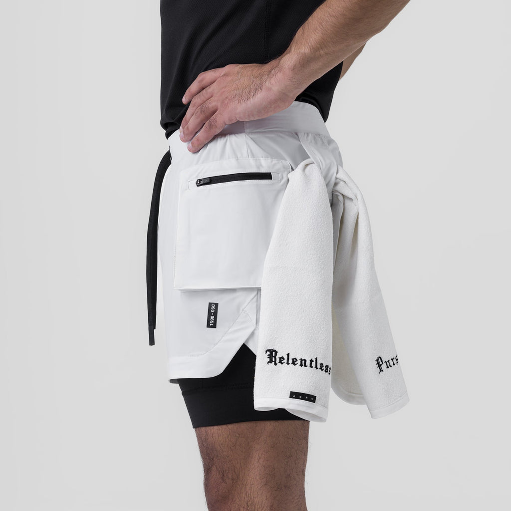 0651. Tetra-Lite® 5" Liner Cargo Short - White