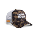 New Era® 9Forty® A-Frame Trucker Hat - Brown Digital/White "Blade TD"