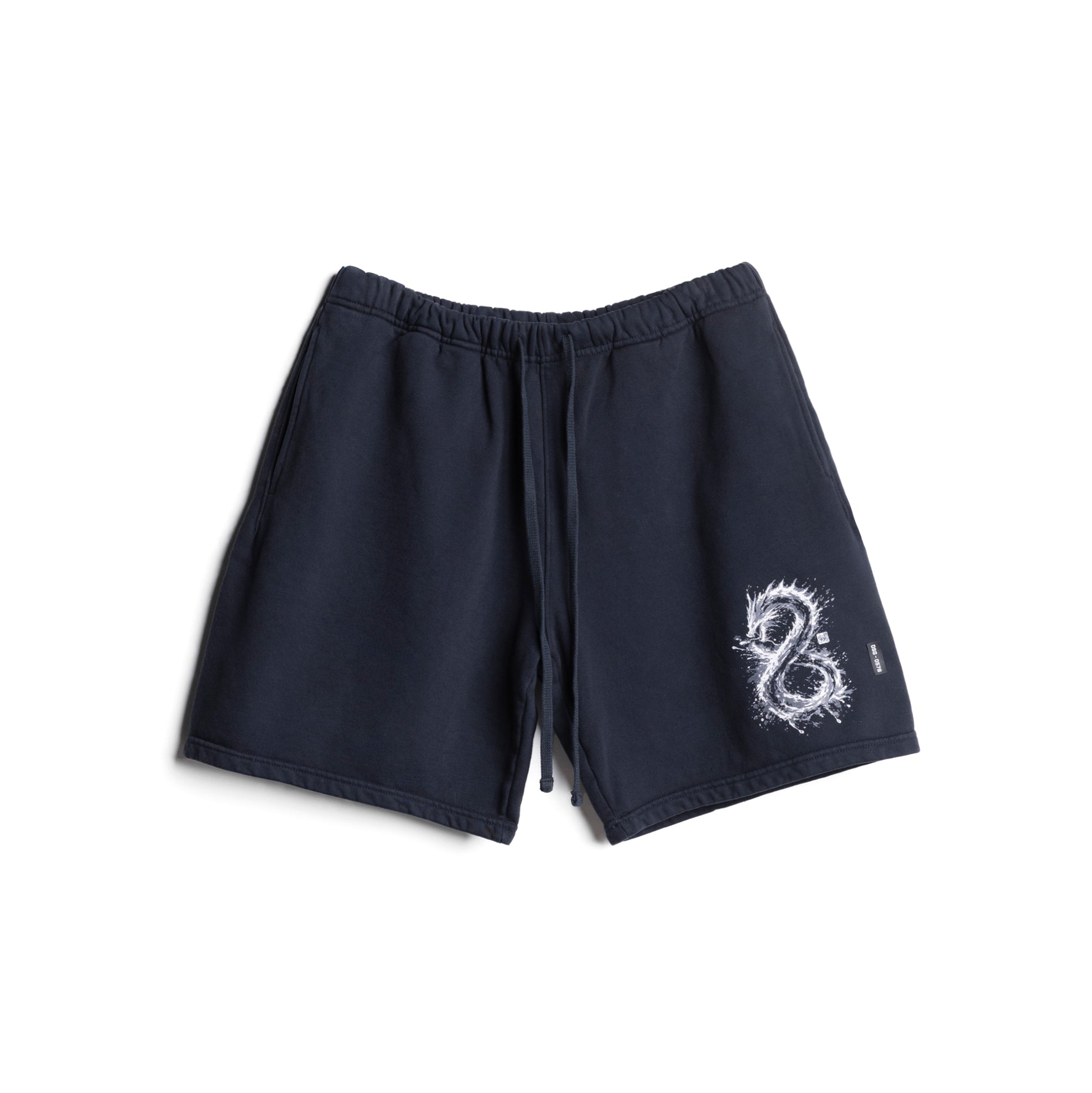 0578. LE Cotton Shorts - Navy "Dragon"
