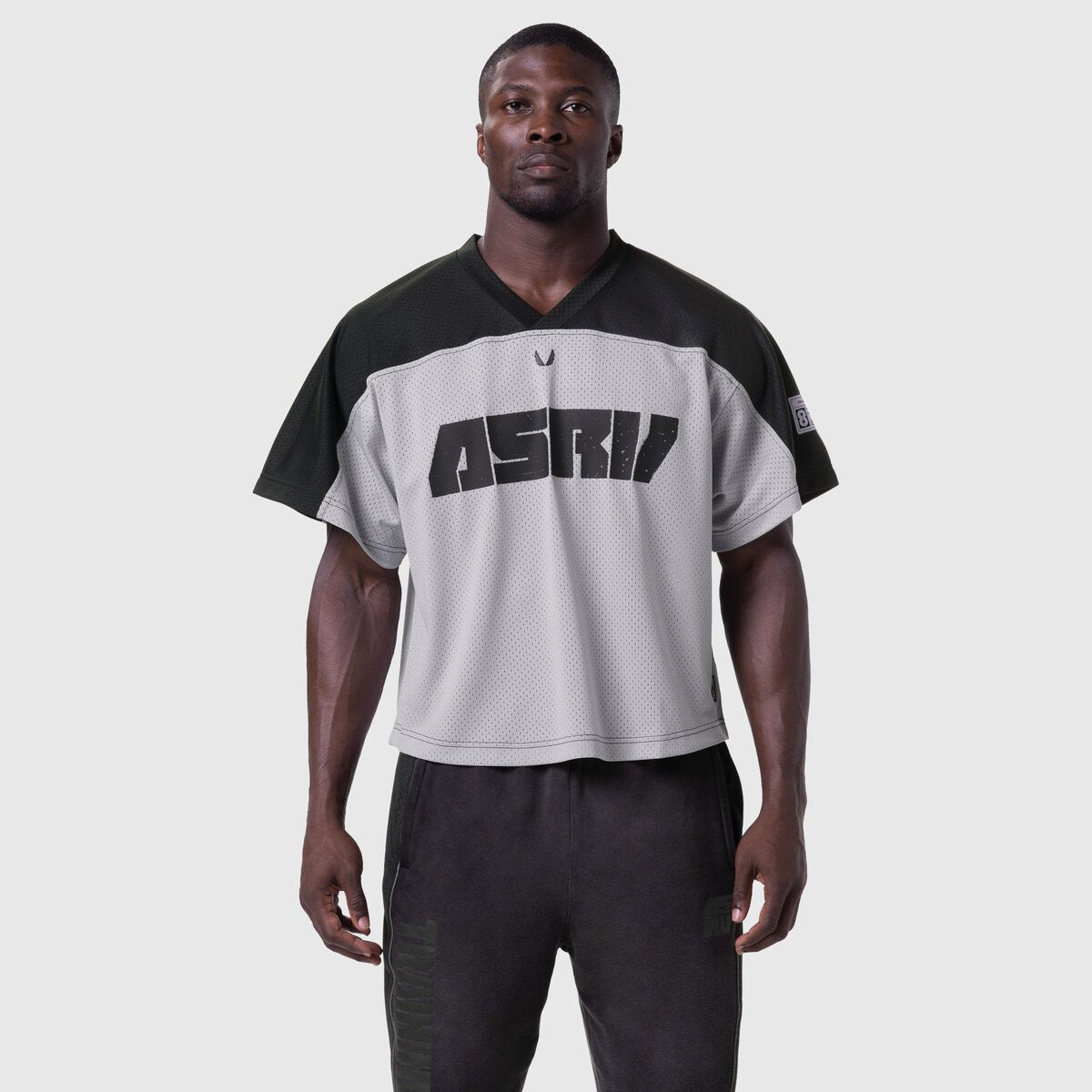1111. Ion-Mesh™ Crop Jersey - Slate Grey