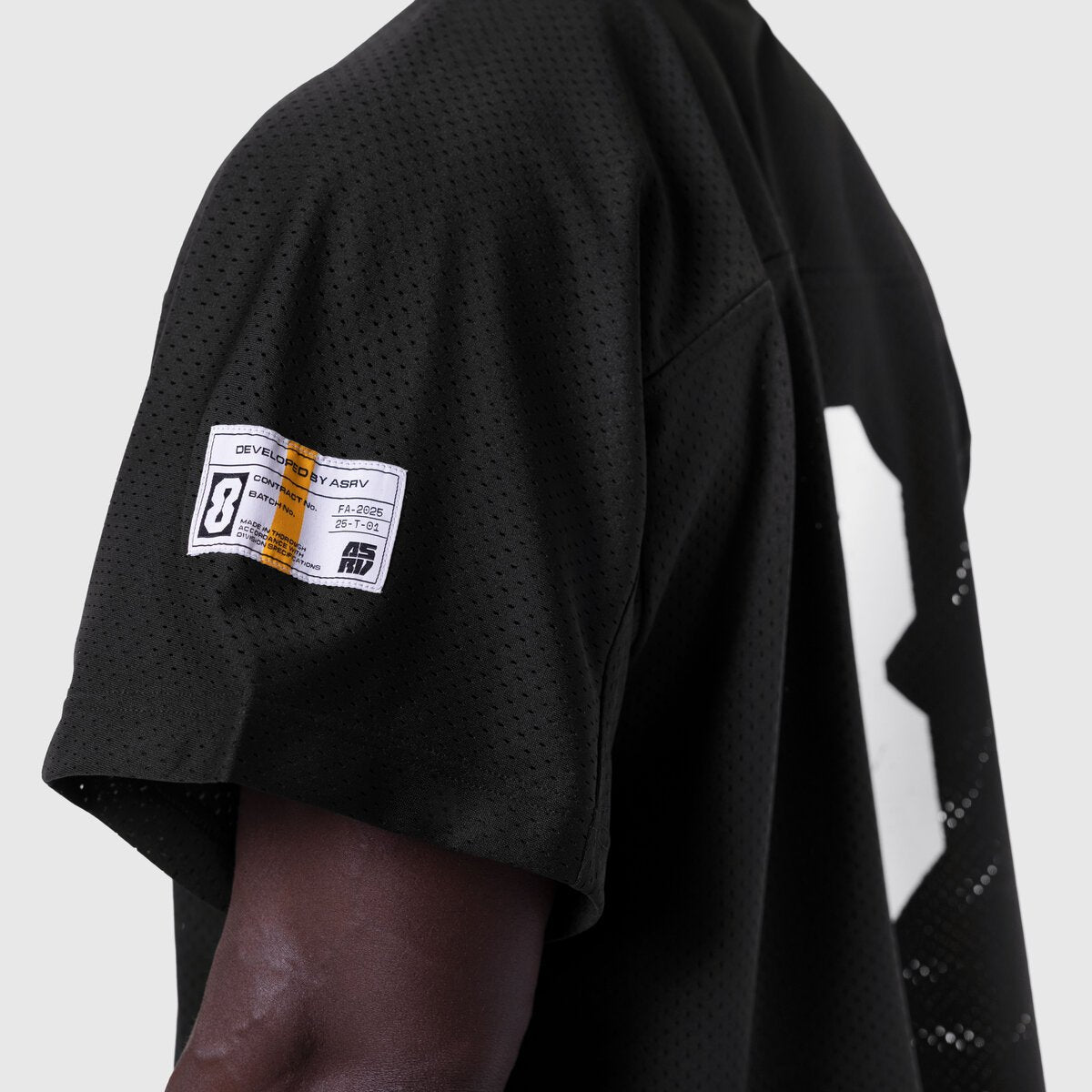 1111. Ion-Mesh™ Crop Jersey - Black