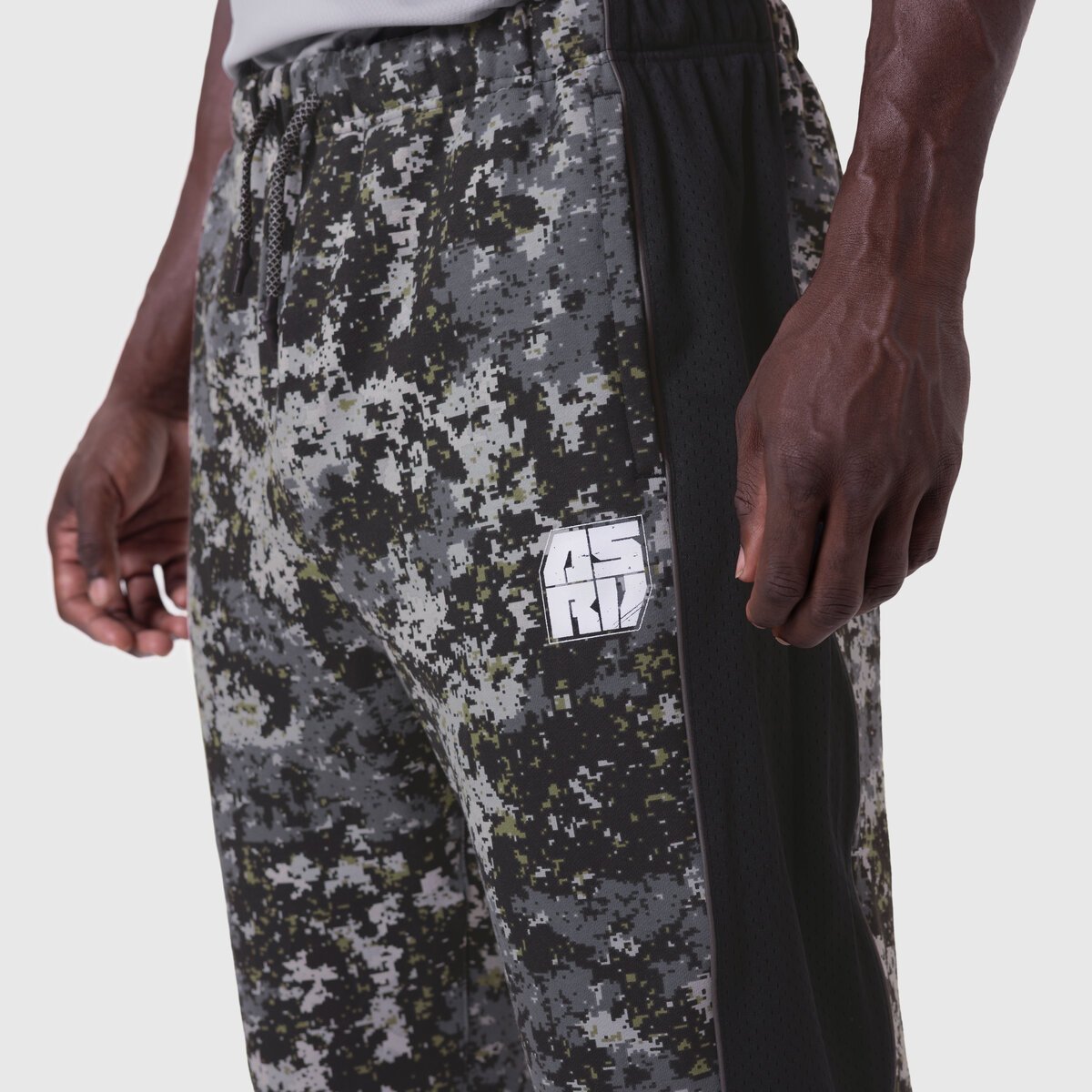 1120. Tech-Terry™ Mesh Panel Sweats - Pixel Camo "Blade TD"