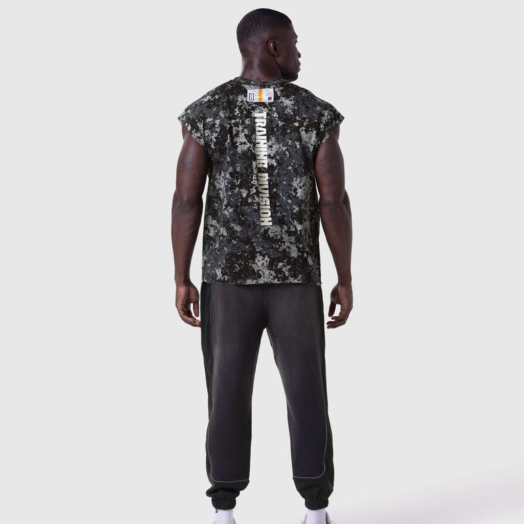 1115. Tech Essential™ Cap Shoulder Cutoff - Pixel Camo