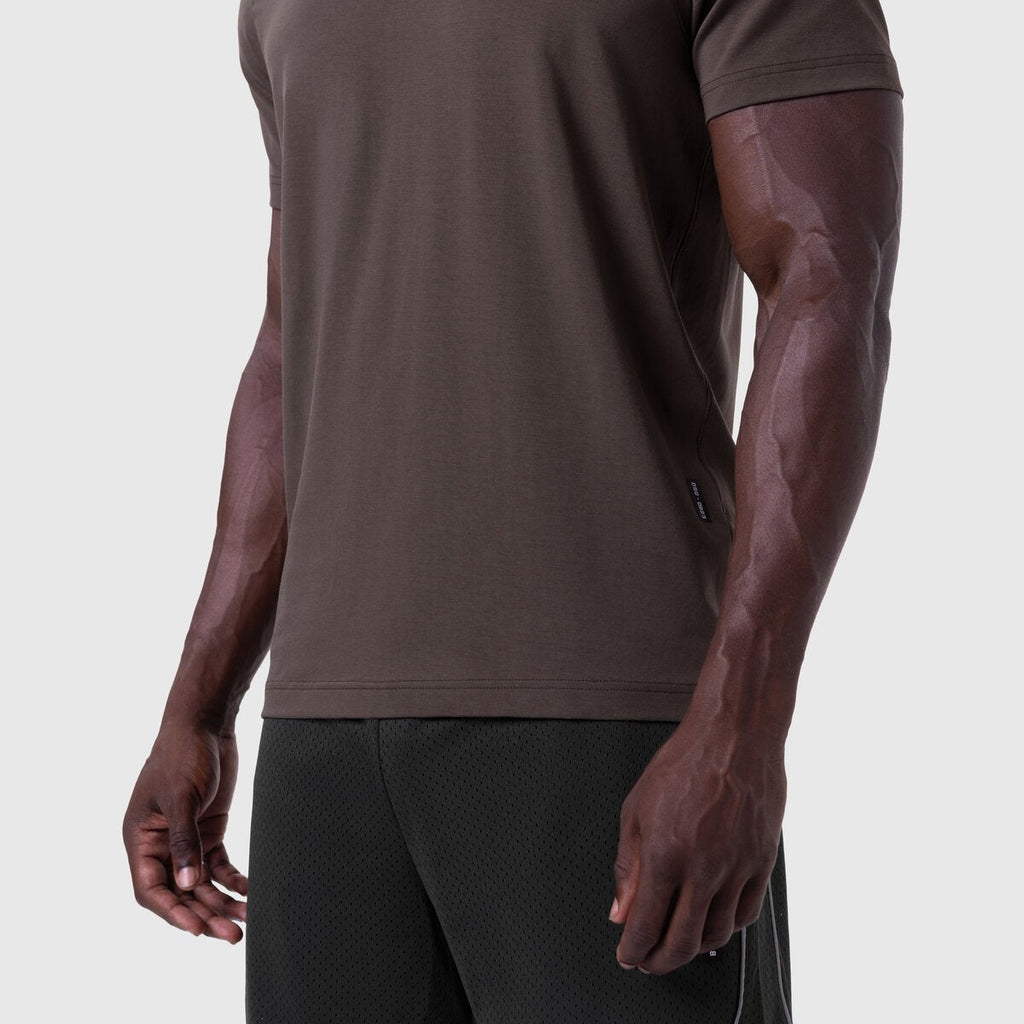 0923. Supima® Essential Tee - Dark Earth