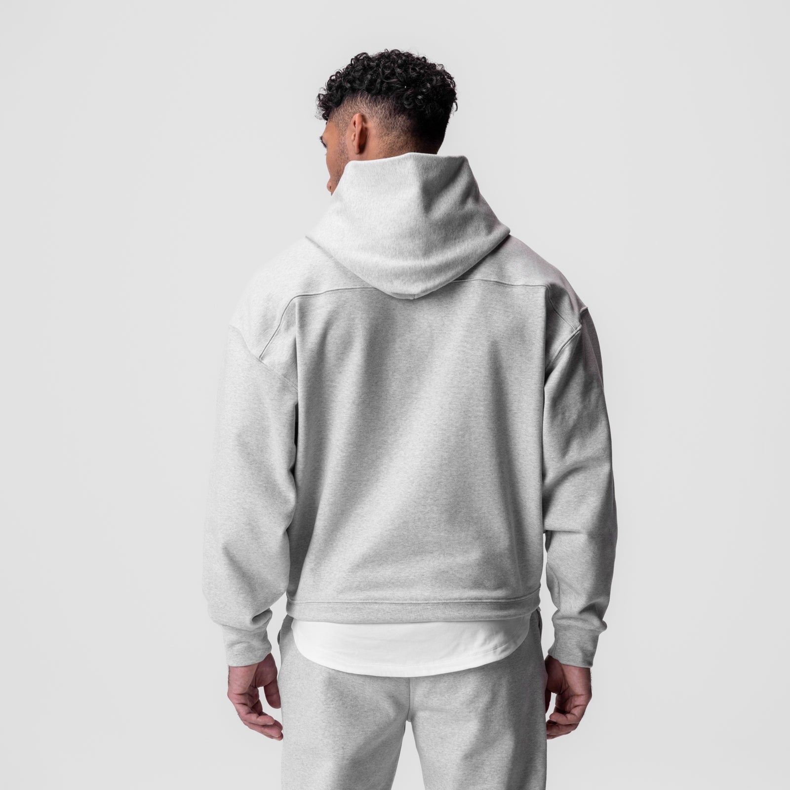0648. Tech-Terry™ Hoodie - Heather Grey