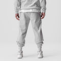 0655. Tech-Terry™ Oversized Sweats - Heather Grey "Emblem"