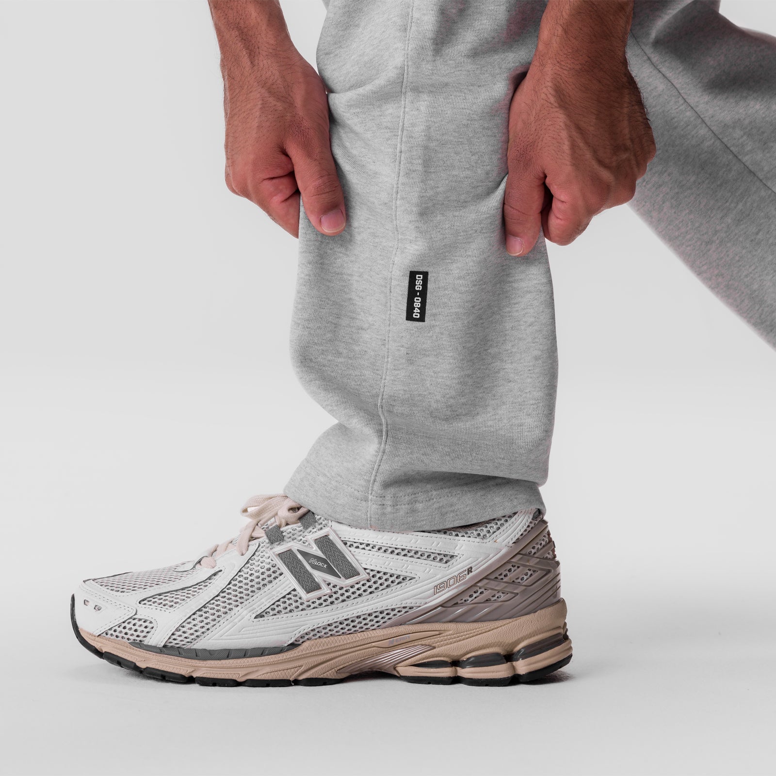 0840. Tech Essential™ Straight Leg Sweats - Heather Grey