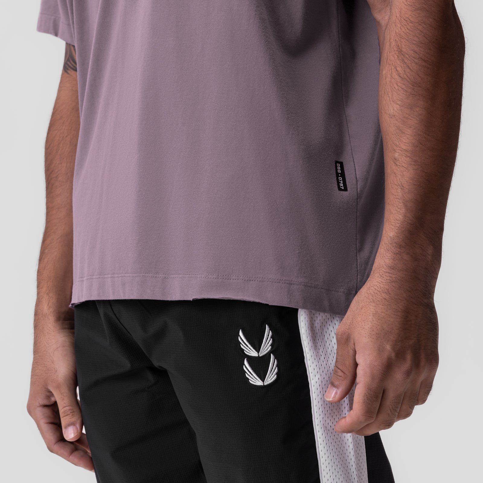 0797. Tech Essential™ Relaxed Tee - Moonscape "Space Bracket"