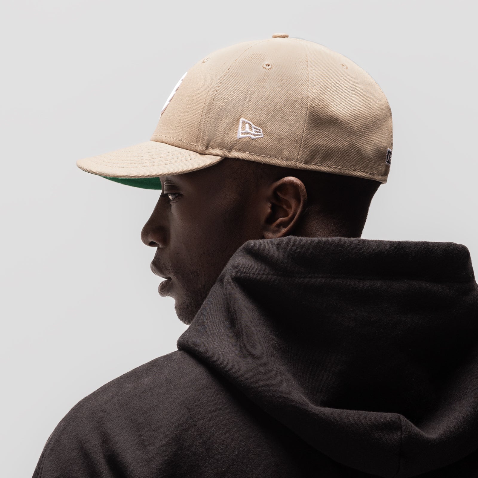 New Era® 59Fifty® Low Profile Hat - Beige/White "Wings"