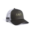 New Era® 9Forty® A-Frame Trucker Hat - Faded Olive/White "Blade"