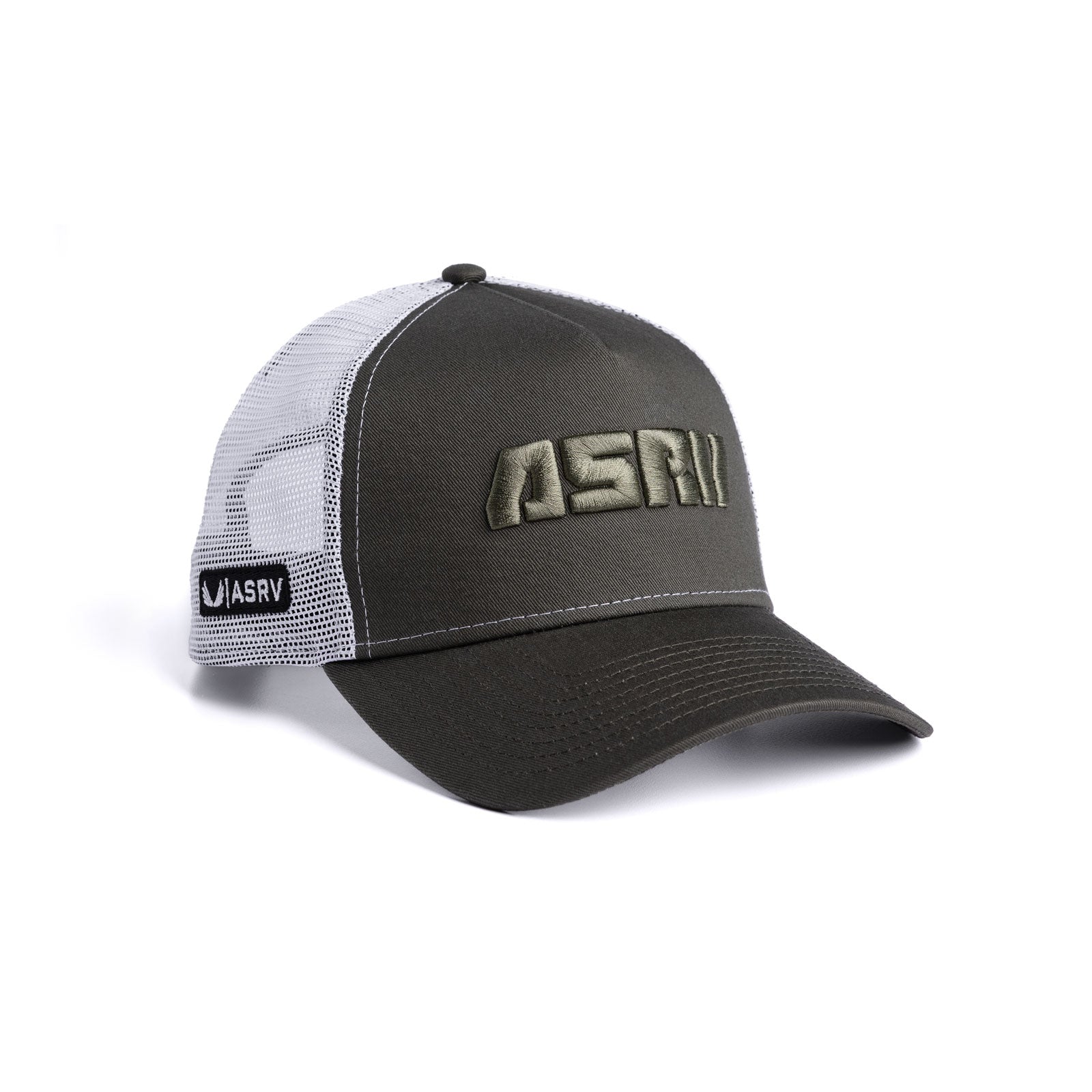 New Era® 9Forty® A-Frame Trucker Hat - Faded Olive/White "Blade"
