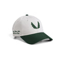 New Era® 9Twenty® Strapback Hat - Stone/Forest Green Two Tone