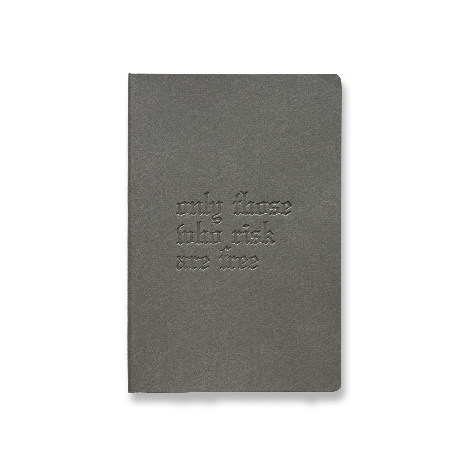 Soft Cover Notebook - Grey "OTWR"