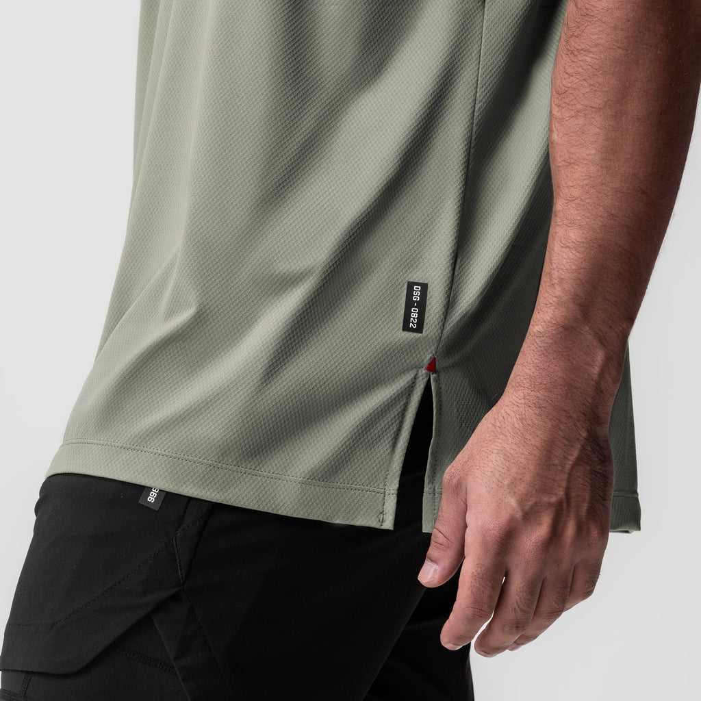 0822. AeroSilver® Oversized Tee - Sage