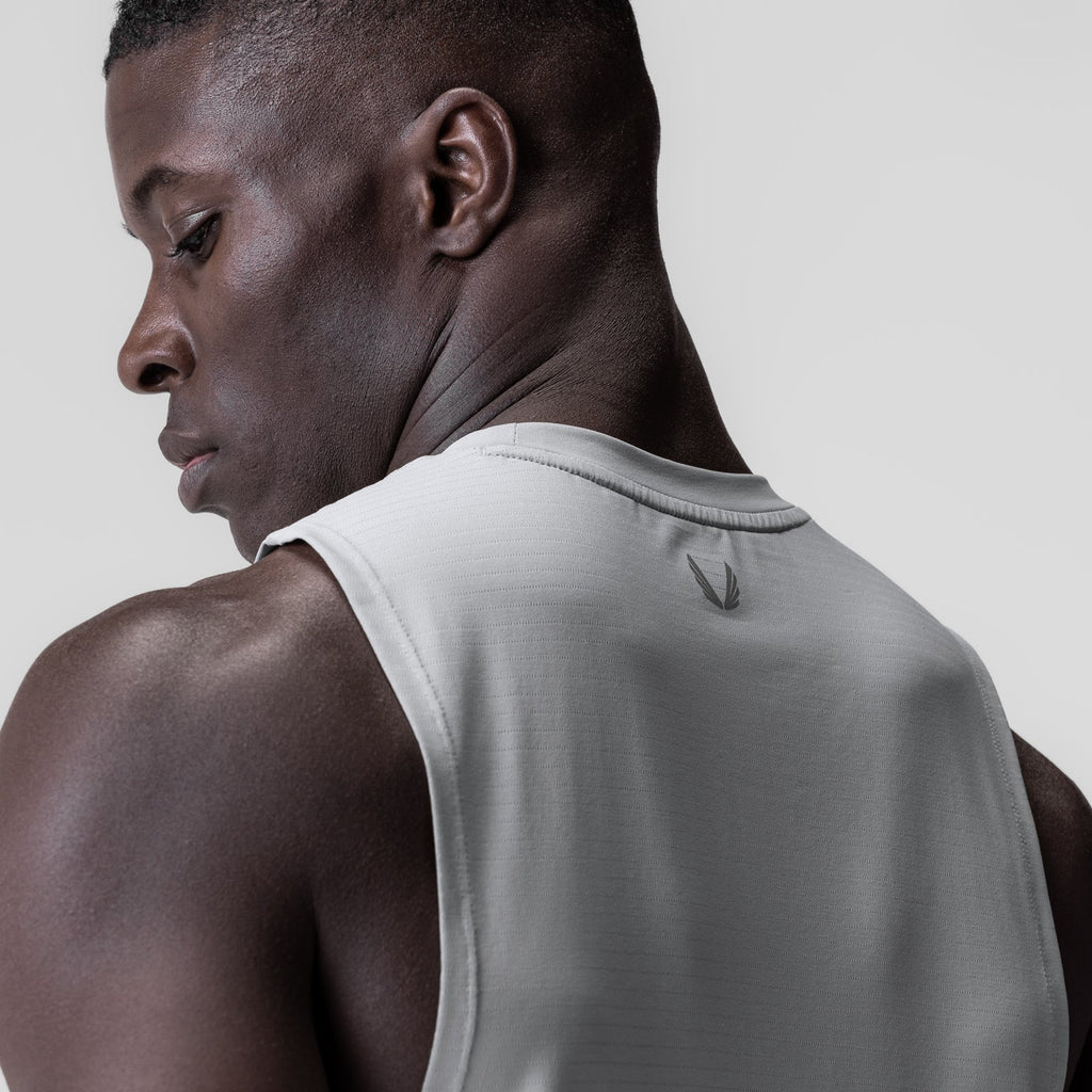 0837. 3D-Lite® 2.0 Lycra® Muscle Tank - Slate Grey "RP"