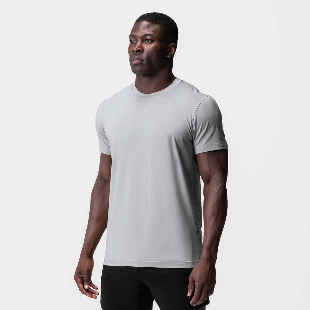 0923. Supima® Essential Tee - Slate Grey