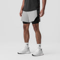 0953. Aerotex™ Hybrid Liner Short - Slate Grey/Black